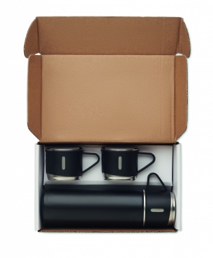 Logo trade promotional merchandise image of: Double wall bottle and cup set